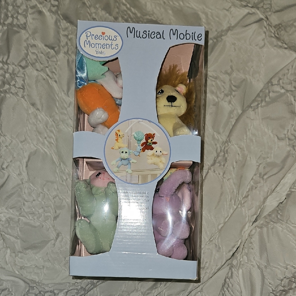 Precious Moments Baby Musical Mobile - Pastel Colors